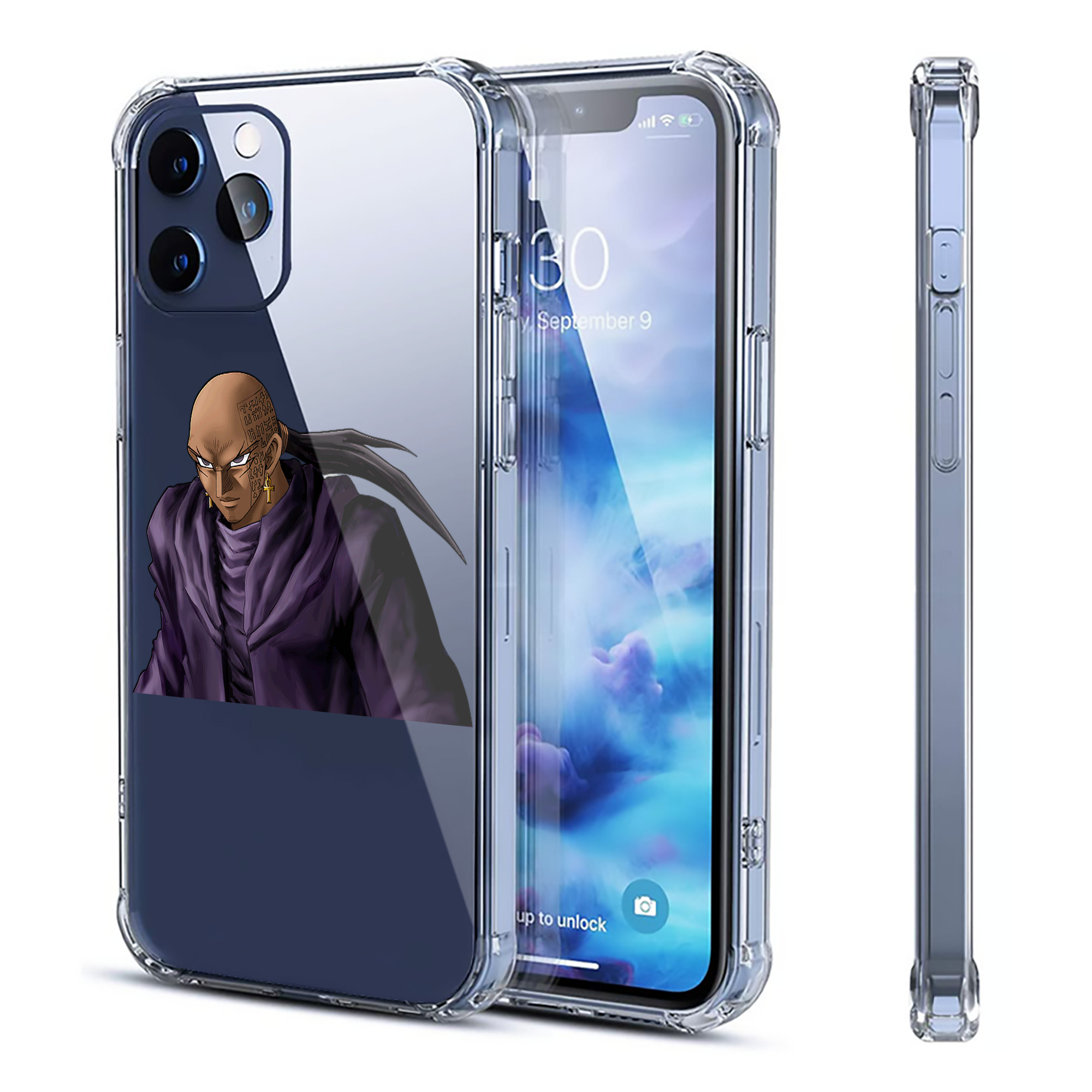 （画像用） 遊☆戯☆王 Yu-Gi-Oh! 【iPhone 12シリーズ対応】透明スマホケース（クリアソフトケース）